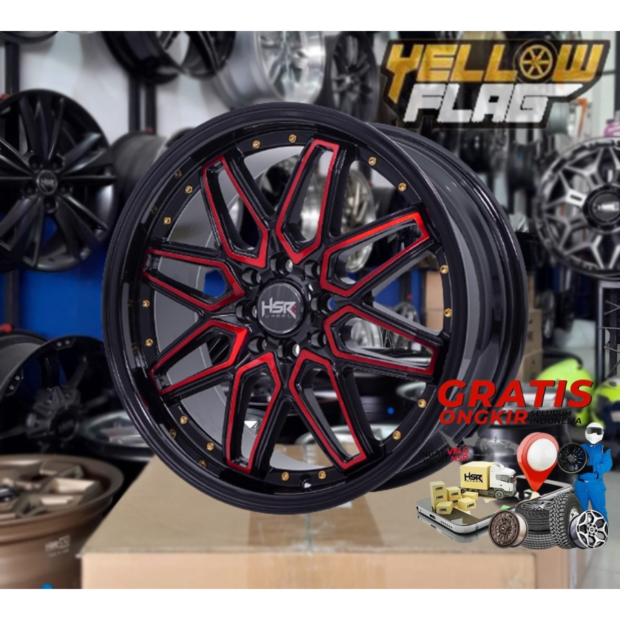 velg mobil racing ring 17 HSR BOTORU velg murah r17 avanza,xenia,freed