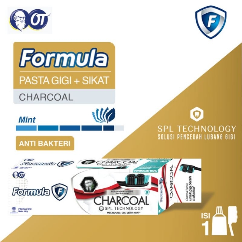 Pasta Gigi FORMULA Charcoal 160 gr