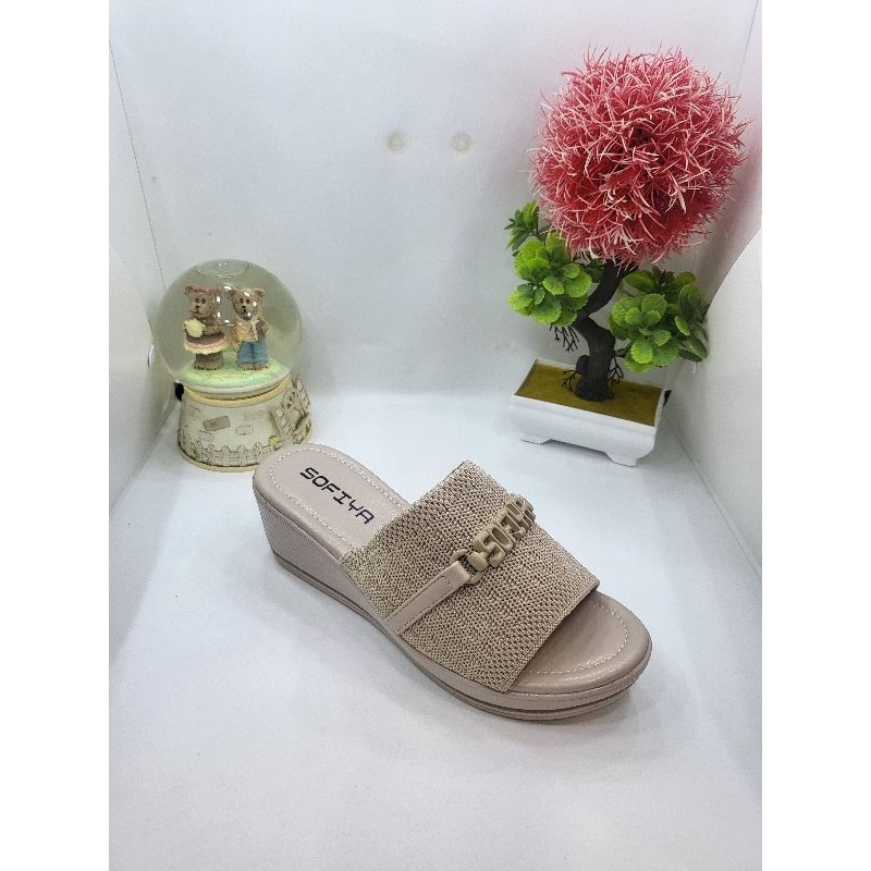 sendal sofiya wanita wedges import ( ORIGINAL )