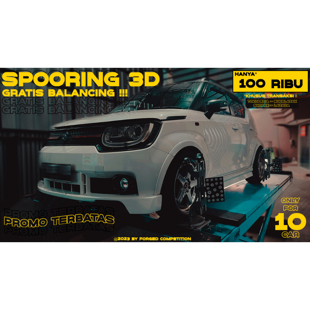 spooring mobil termurah disukabumi toko velg mobil dan ban terlengkap HSR Wheel Sukabumi