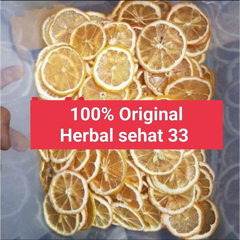 

premium dried lemon slice jeruk lemon iris kering 100gr