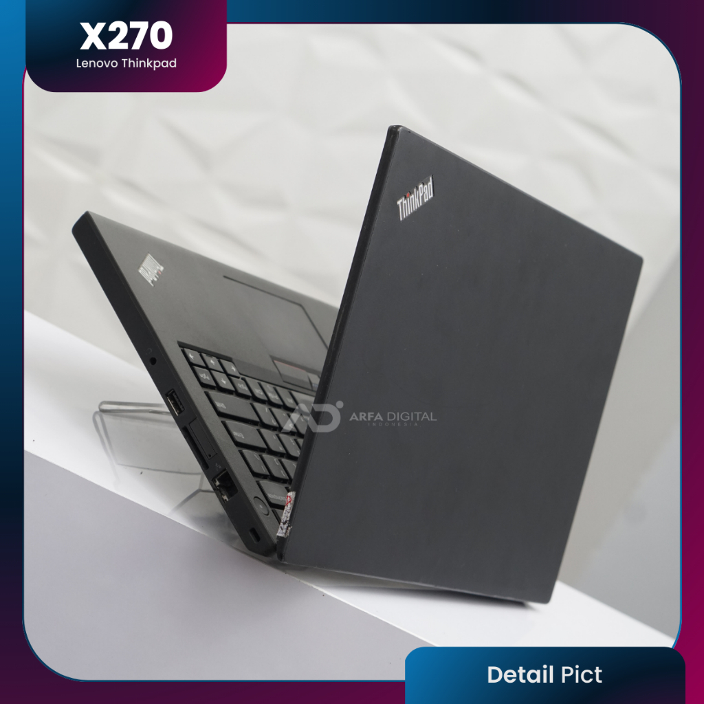 Laptop Lenovo Thinkpad X270 Core I5 Gen 6 RAM 8GB SSD 256GB Bergaransi