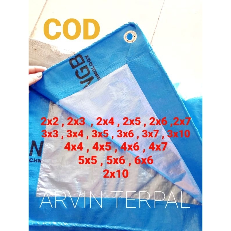 Terpal plastik A2 import 5x5 5x6 6x6 berkualitas / terpal tenda / terpal murah