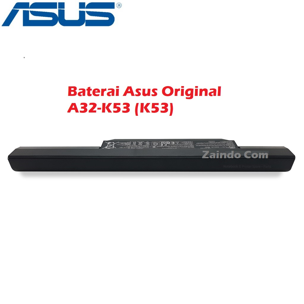 ORIGINAL BATERAI ASUS  A32-K53 K53 A43S A44H X44H X43U K43U K53 A43U A43SV X43 X44A A53 X53 X54 A83 X84 A32-K53 A43 A43JC A43U A43S A43SV A43JN A53 K43S K43TA K53U K53S K53JC K53SE K53SJ ORIGINAL, ASUS A43, A44, A53, A54, X43, X44, K43, K53, X53, X54