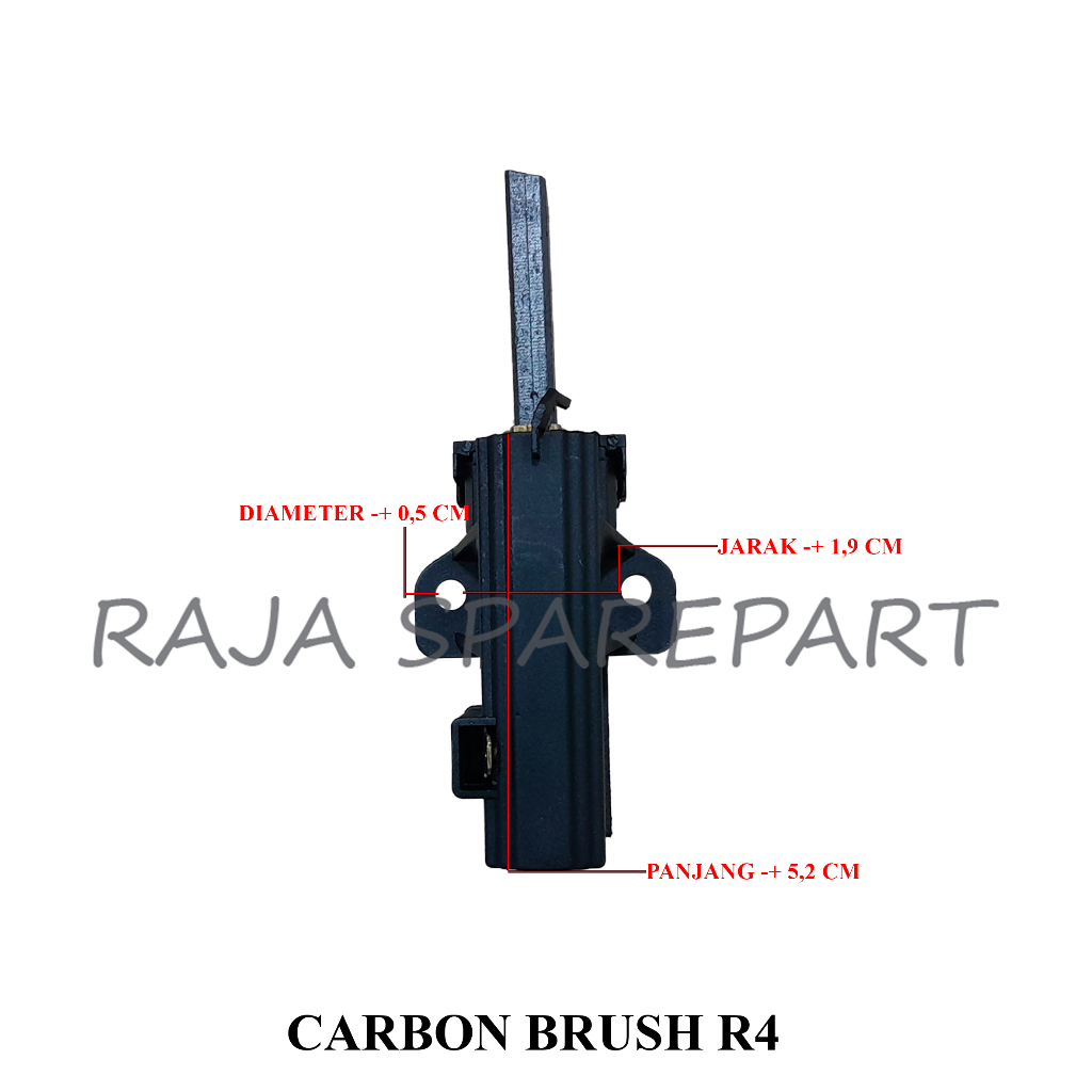 CBLR4 Carbon Brush R-4 Mesin Cuci Front Loading ELECTROLUX (EWF880, EWF1080, EWF1090)