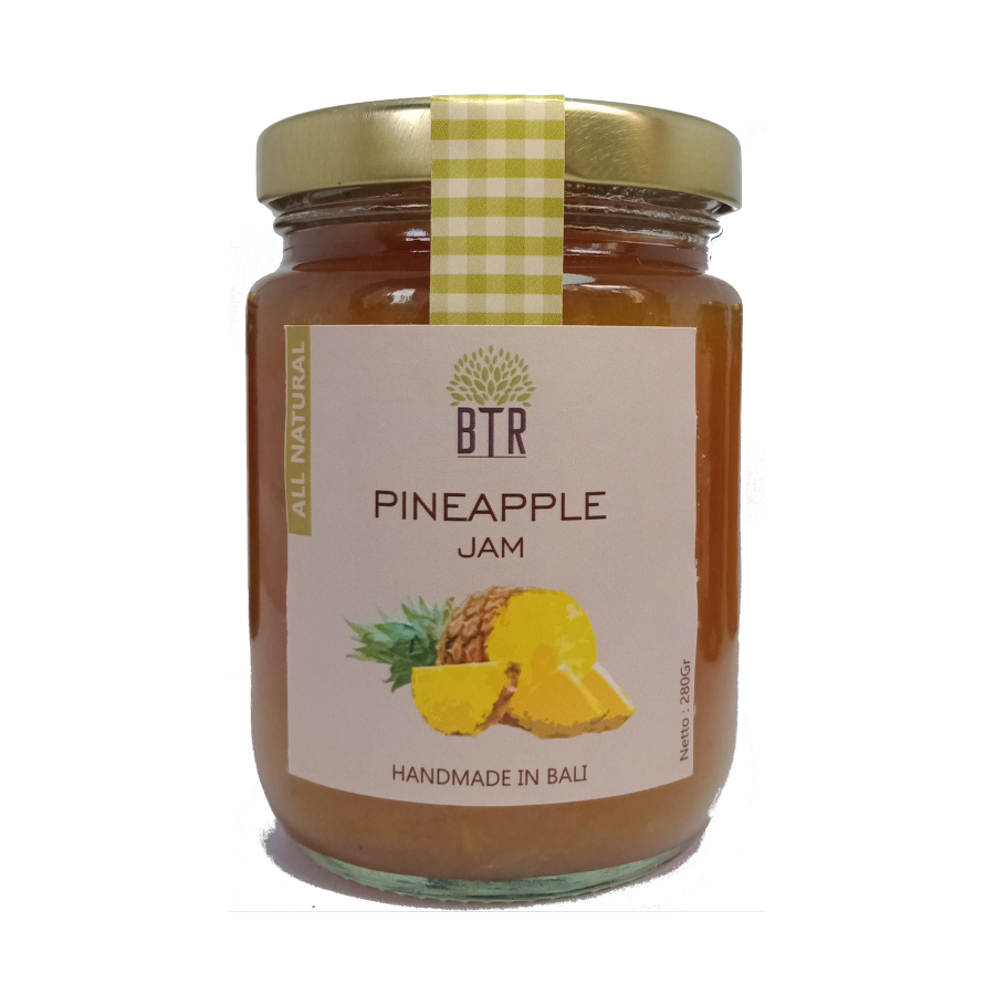 

Selai - BTR Selai Nanas 280 gram; Pineapple Jam; Confiture d'Ananas 280 - selai enak - selai premium