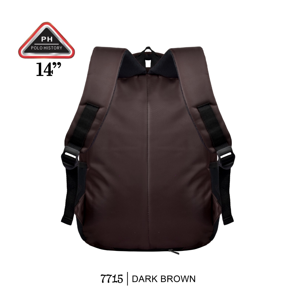 ( DHB ) Tas Ransel Sekolah SD / SMP Unisex  Polo History 7715 ' 14'in / Kuliah / Kerja / laptop { Free Rain Cover }