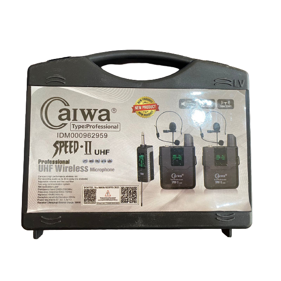 MICROPHONE BANDO WIRELESS CAIWA SPEED II UHF