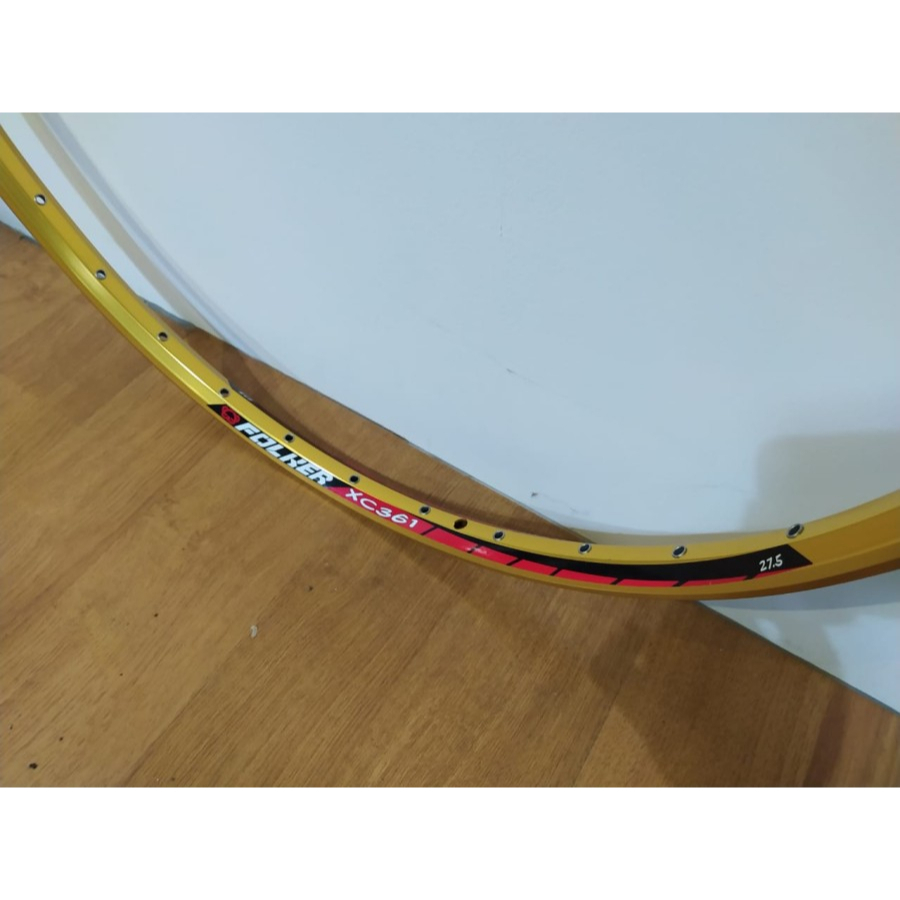 Rim Folker XC361 27.5inch 32hole Ano Gold Original Velg Sepeda Mtb Hardtail