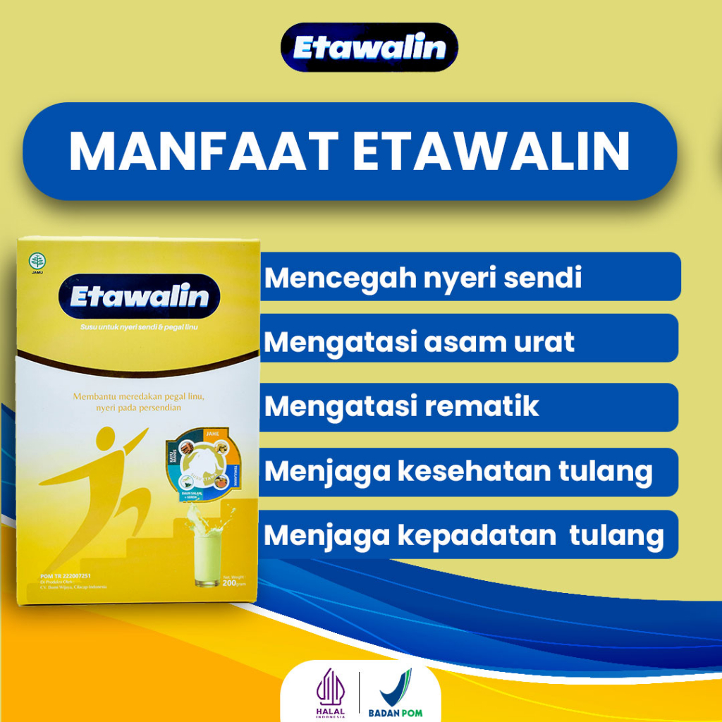 [Bayar Ditempat] ETAWALIN 200g Original Susu Kambing Etawa Bantu Atasi Masalah Tulang dan Sendi