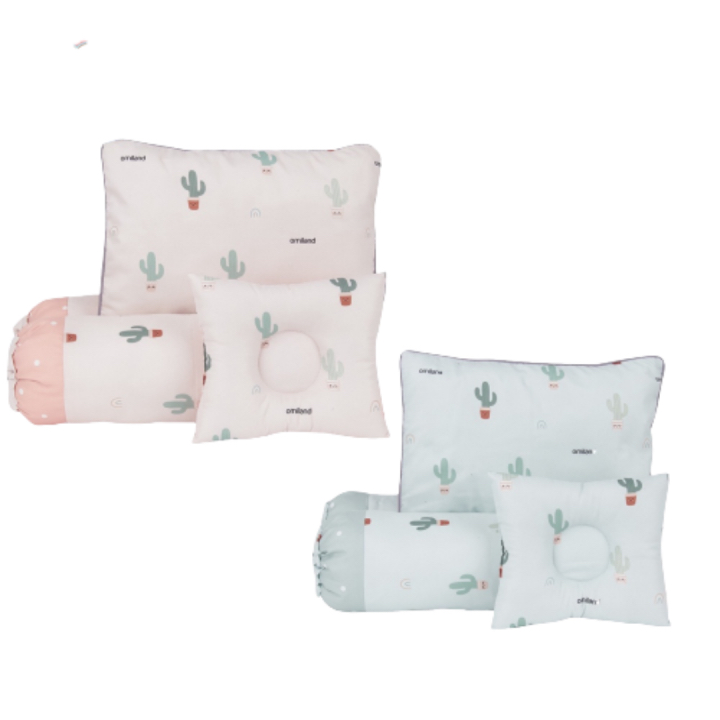 Makassar ! Bantal Guling Set + Bantal Lengan Bayi Omiland Cactus Series