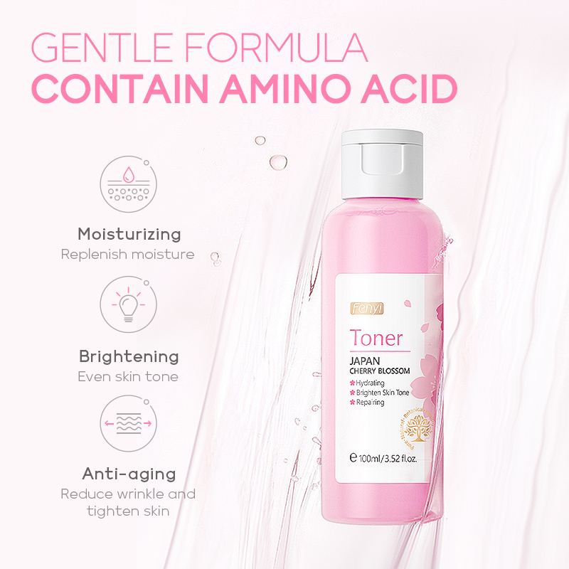 Fenyi Japan Cherry Blossom Toner Melembabkan Mencerahkan Noda Bintik-Bintik Hitam 100ml