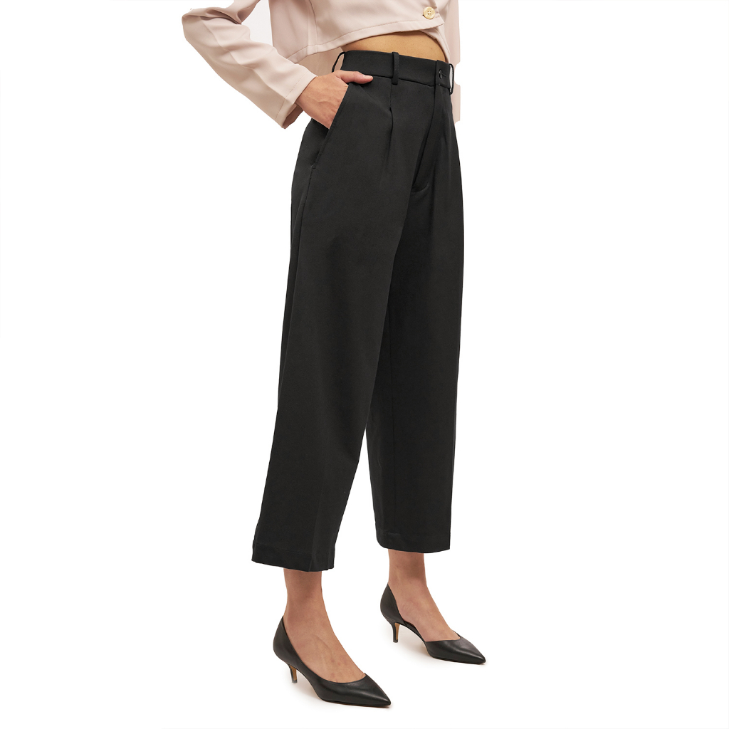 Celana Panjang Wanita Kulot Pleated Highwaist Pants by CELANASTUDIO