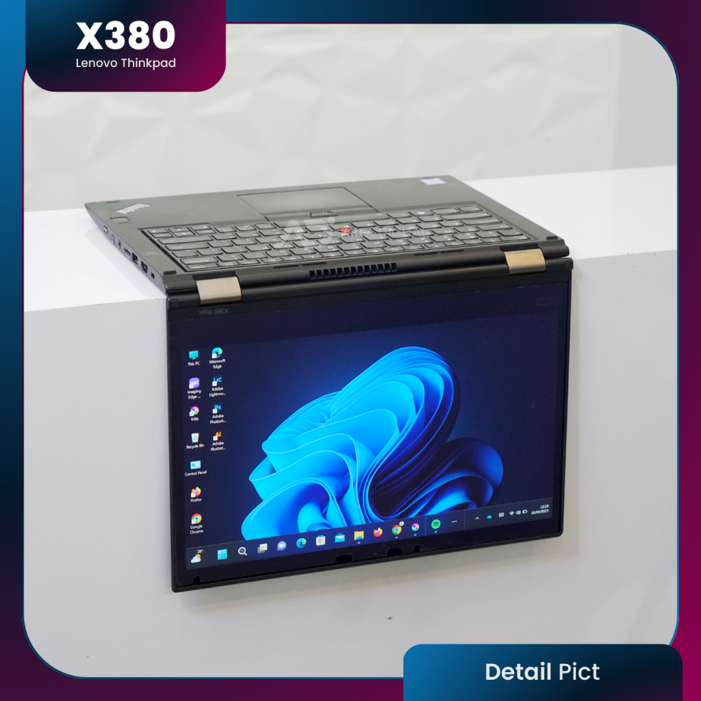 Laptop Lenovo Thinkpad Yoga X380 Core i7/i5 Gen 8 Touchscreen Bergaransi Bisa Dilipat 360 Derajat Include Stylus Pen