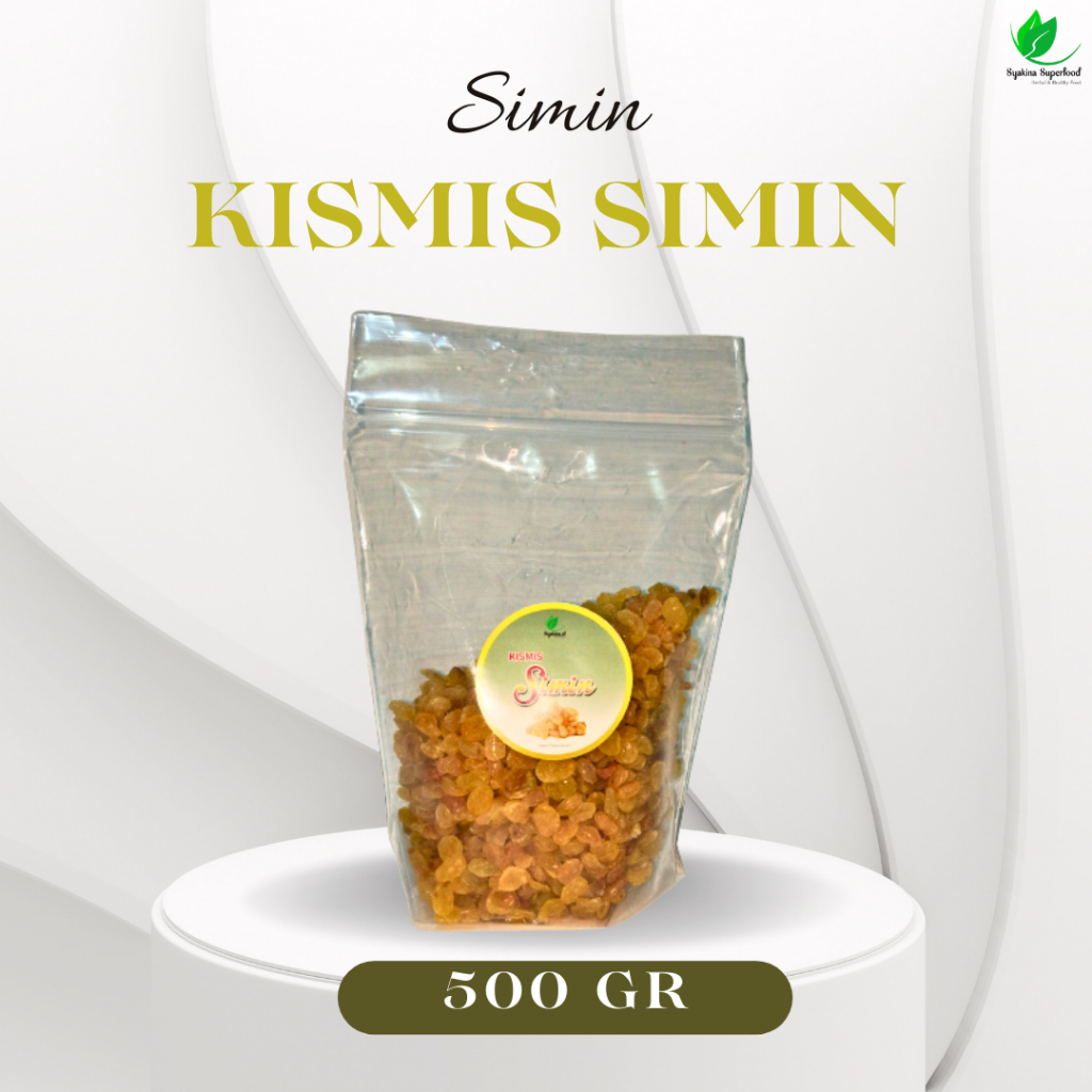 

Kismis Arab Simin Kuning 500 gram