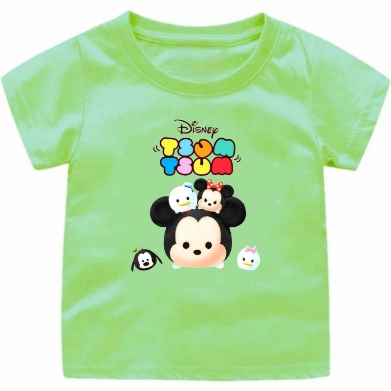 BAJU KAOS ANAK CEWEK BONEKA TSUM-TSUM 1-12 TAHUN//PAKAIAN ANAK PEREMPUAN