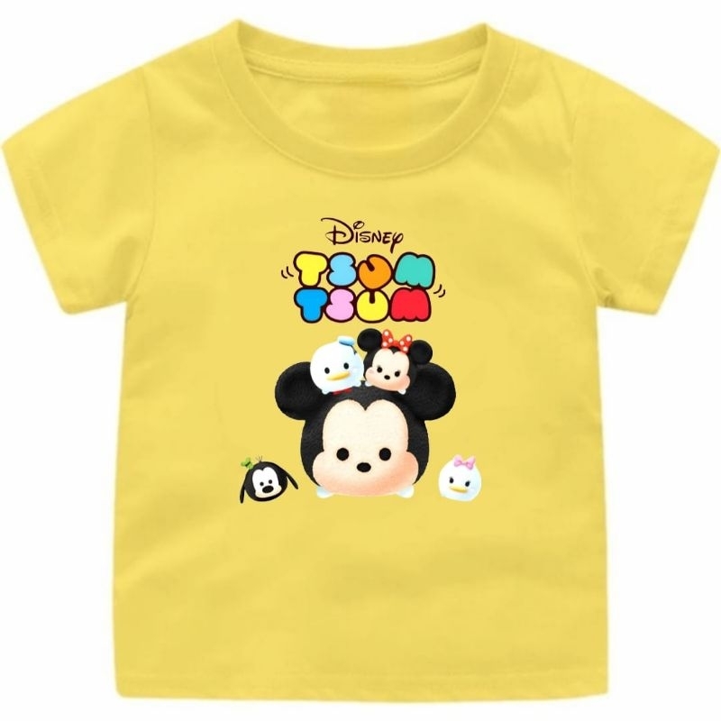 BAJU KAOS ANAK CEWEK BONEKA TSUM-TSUM 1-12 TAHUN//PAKAIAN ANAK PEREMPUAN