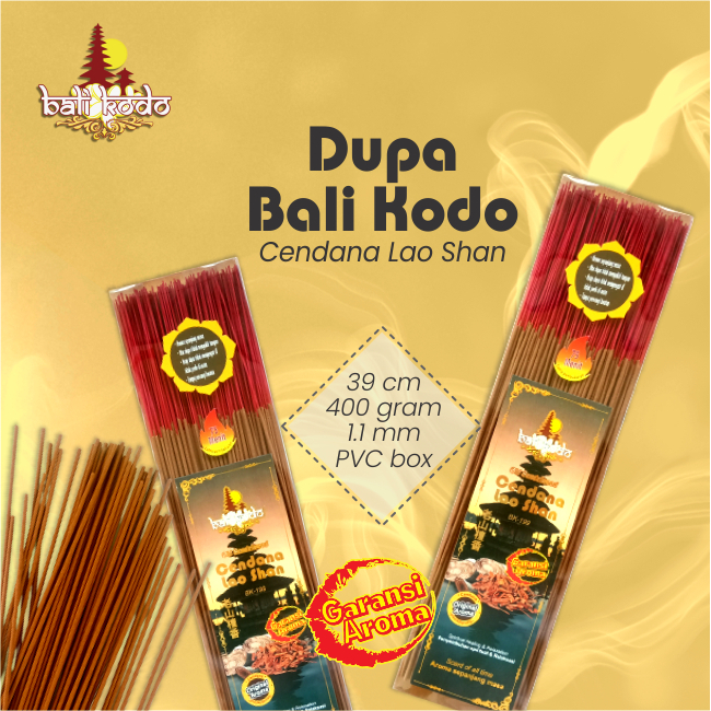 Dupa Hio Wangi Harum Alami Bali Kodo Cendana Lao Shan 39cm @400gram