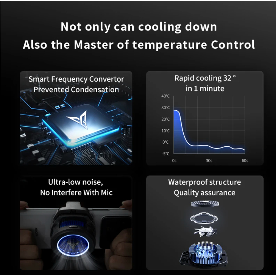 Flydigi B6 Fan Cooler Radiator Pendingin HP Cooling Fan gaming