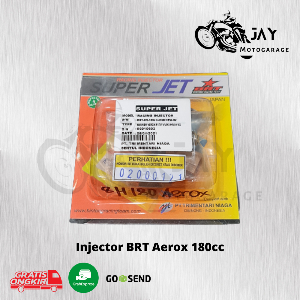 Injector BRT 8 10 Hole Nmax Aerox WR Mio Fino R15 Vixion Original 100%