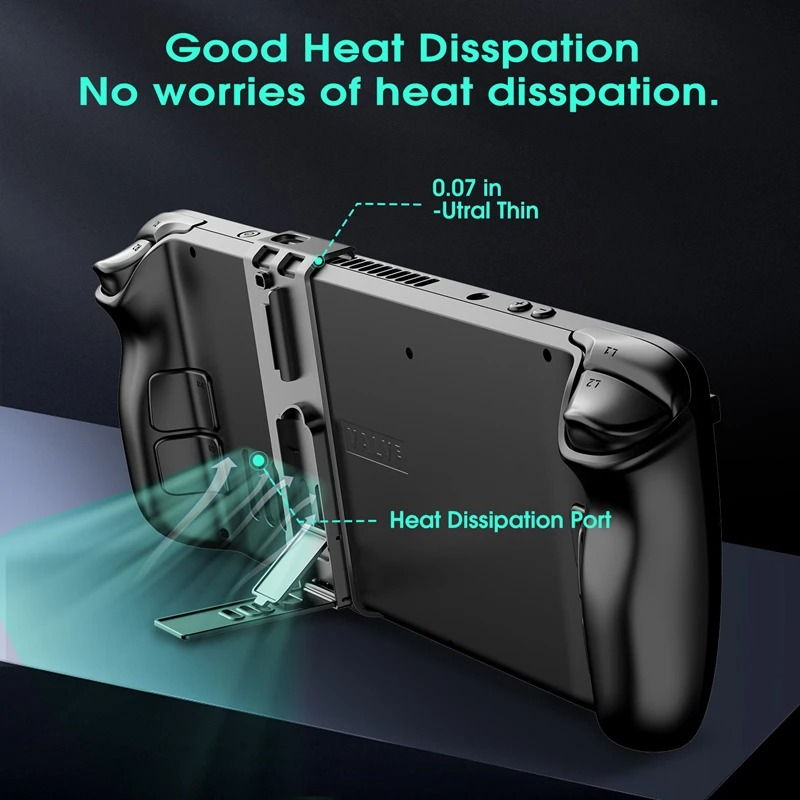 Aolion Steam Deck Back Kickstand Bracket Clip Holder for Steam Deck