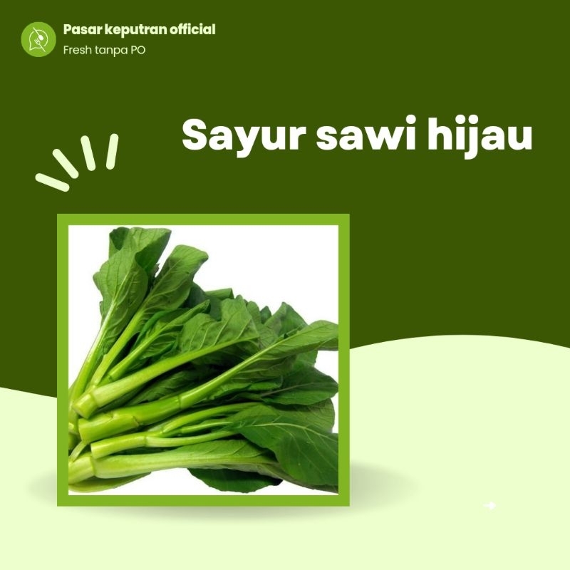 

Sayur sawi hijau 1 ikat,sayur sawi segar, sayur sawi