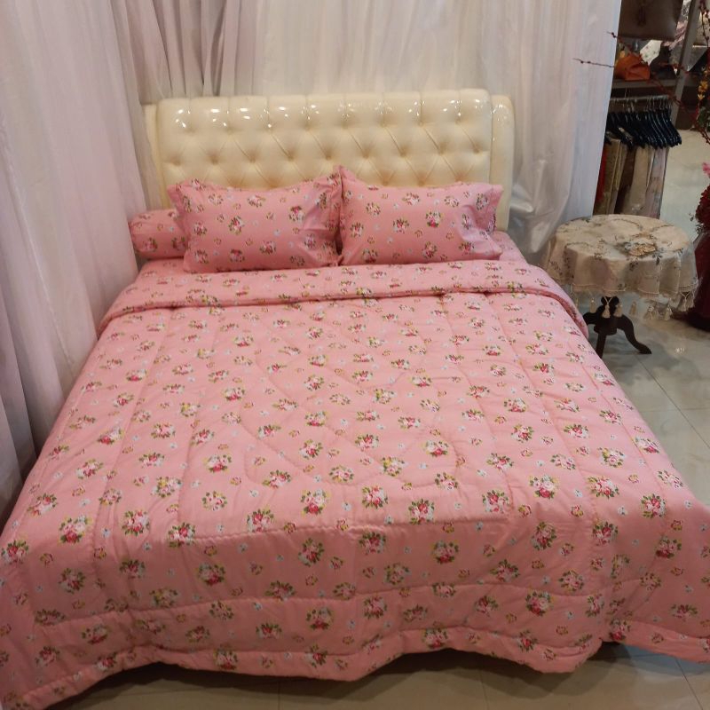 Sprei katun lokal star collection bunga