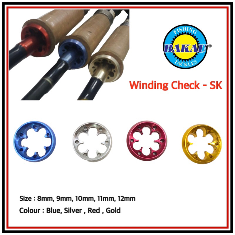 WINDING CHECK BAKAU-SK MOTIF BUNGA VARIASI ROD BUILDER JORAN