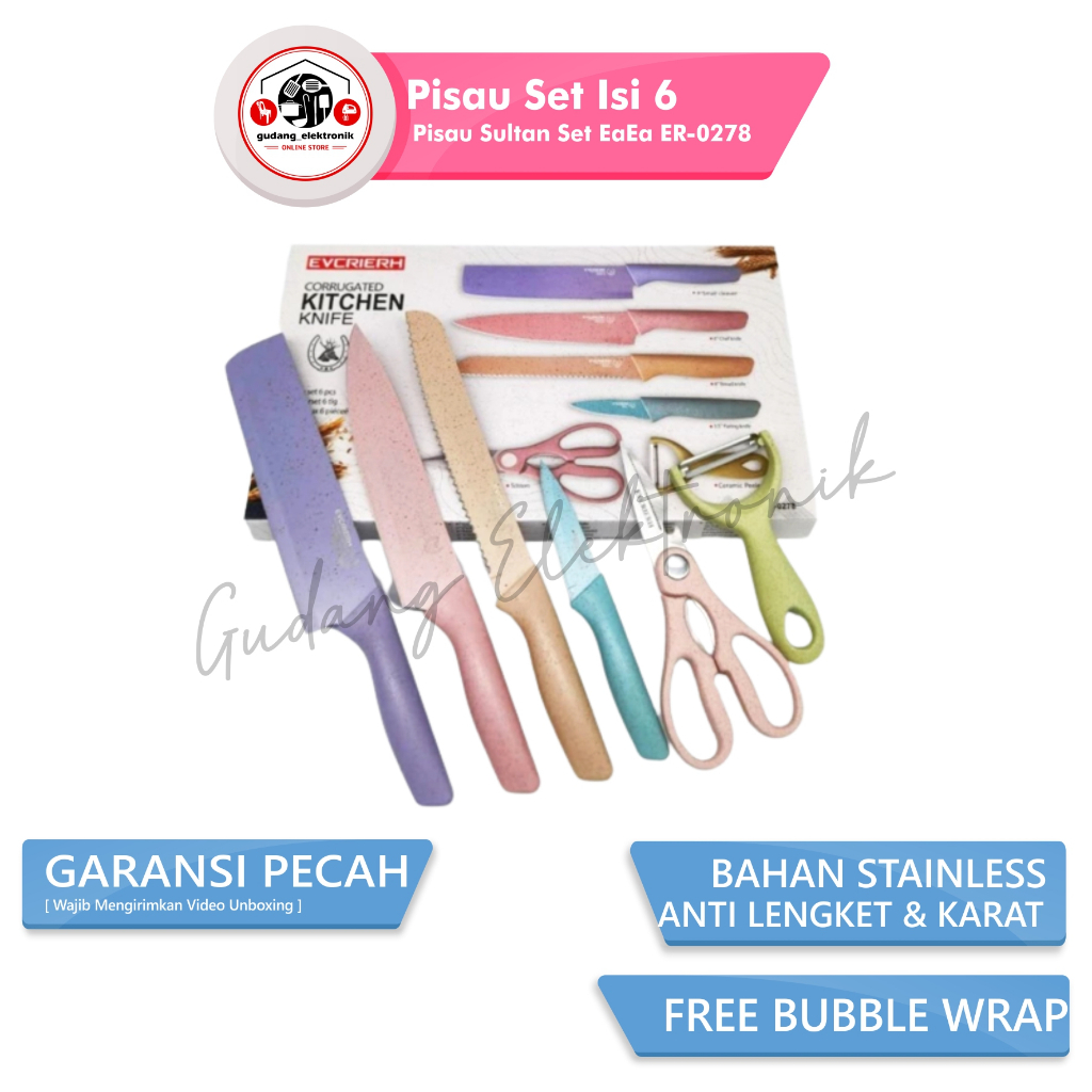 Pisau Set Pisau Sultan Set EaEa ER-0278