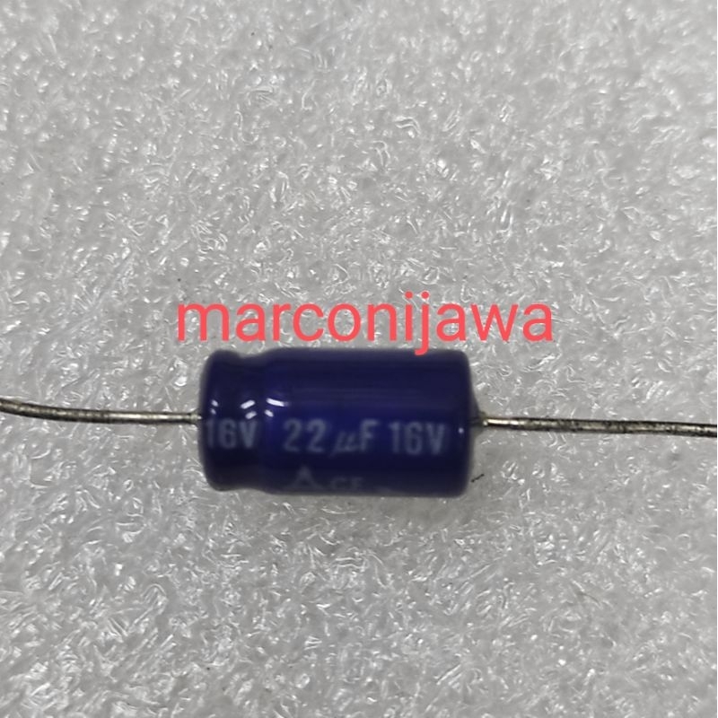 capasitor 22uf 16V axial