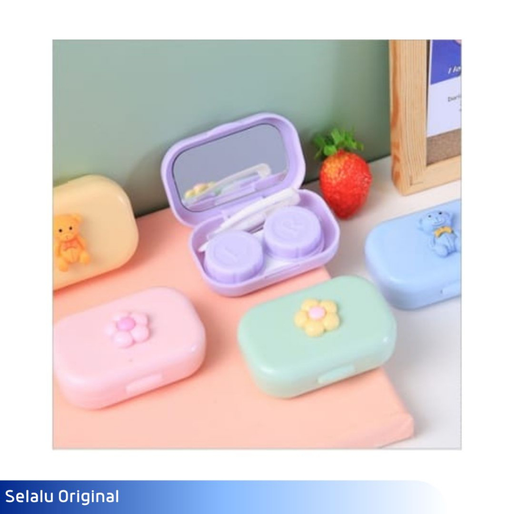 Tempat case softlens mini Jepit Stick