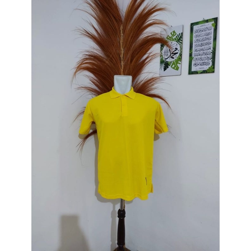 Kaos Couple Krah Pique KUNING Adem Nyaman Busui Friendly utk wanita