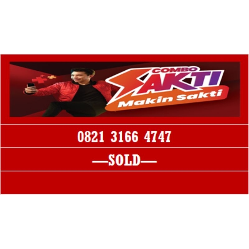 Nomor cantik simpati 4G combo sakti 08xx 3166 4747 (nocan, telkomsel)