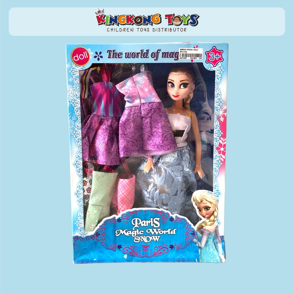 BARBIE FROZEN + BAJU/ BONEKA ANAK/ BONEKA FROZEN