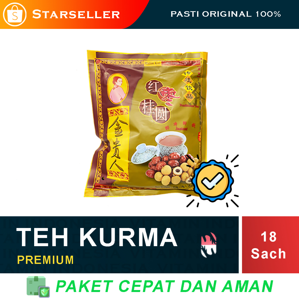 

Angco Teh / Red Date Tea Madam Kim isi 18 Bungkus