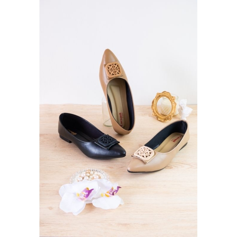 Sepatu Caramil Ballet - Sepatu Wanita / Sandal Wanita / Selop Wanita / Sepatu Fashion / Sepatu Korea