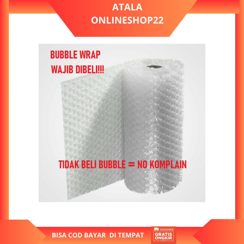 

BUBBLE WRAP UNTUK LEBIH AMANNYA BARANG