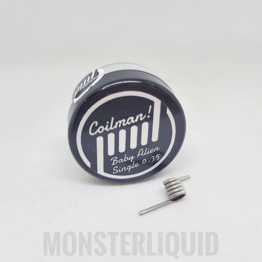 COILMAN BABY ALIEN SINGLE COIL 0.35 OHM PREBUILD COILS