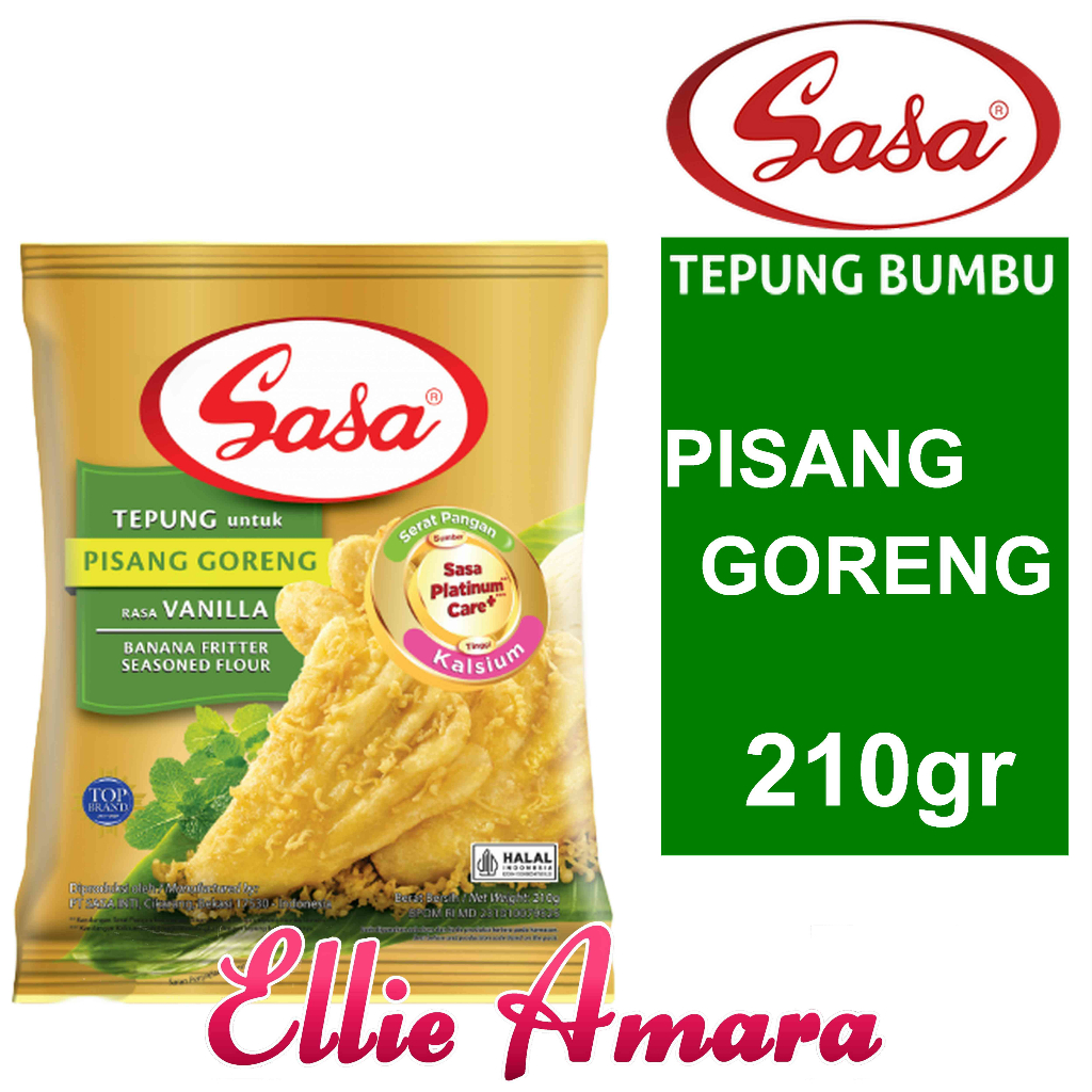 

SASA PISANG GORENG VANILLA 210gr TEPUNG BUMBU MASAK INSTAN