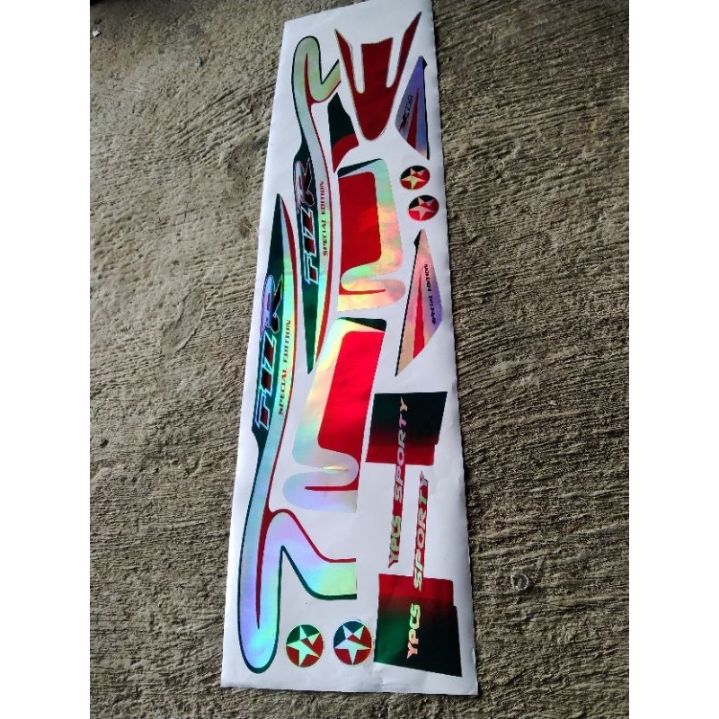 STRIPING STIKER LIS FIZ R CALTEX HOLOGRAM