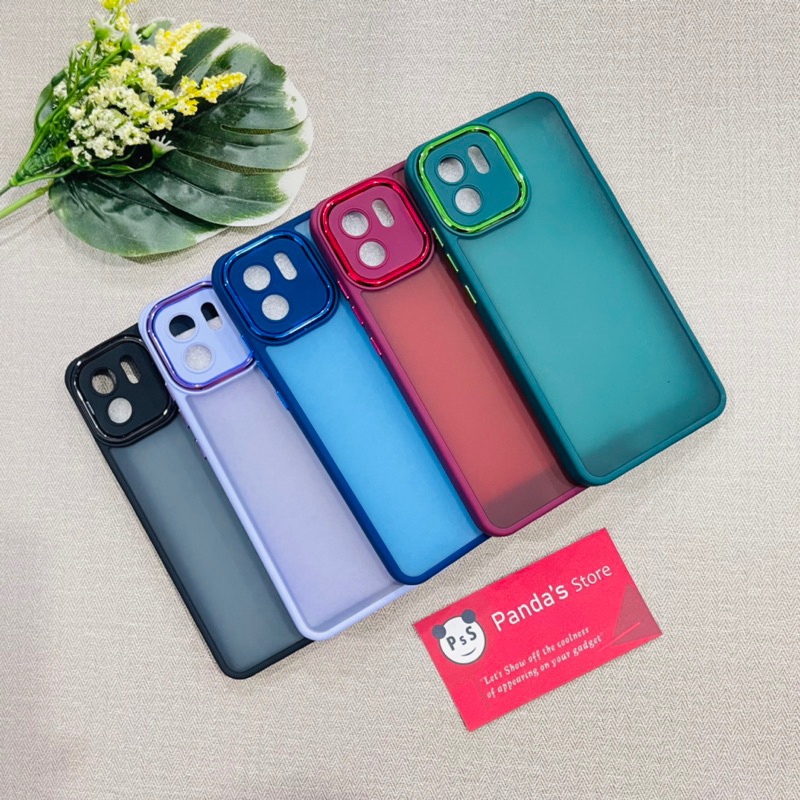 Case Redmi A1/ A2 Metal Chrome Softcase Dove Premium Luxury PSS