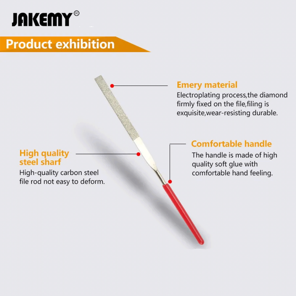 Jakemy 5 in 1 Diamond Needle Files Carving Set - JM-FL1-1 Original