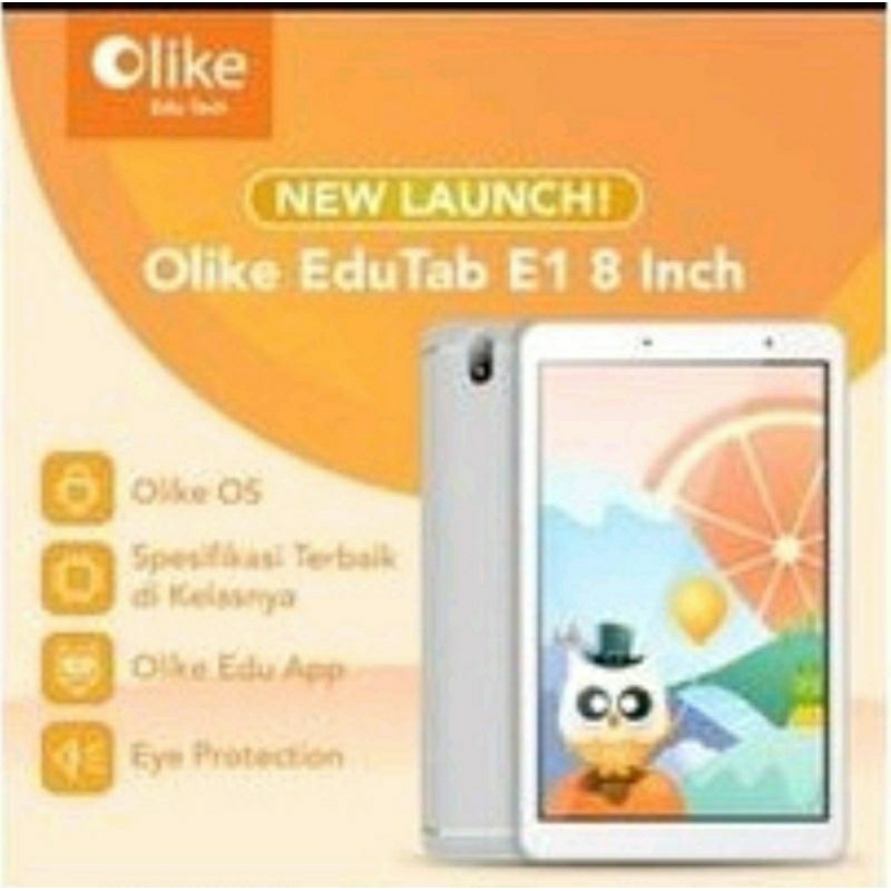 Olike Edu Tab E1 8 Inch anti gores layar 9h nano semi kaca