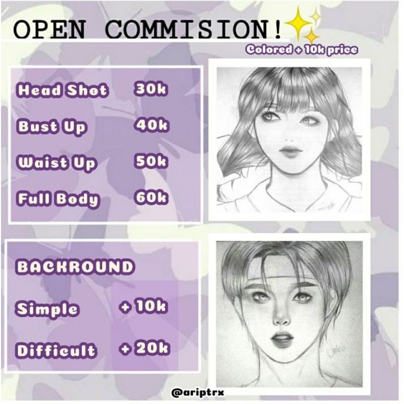 

OPEN COMMISION! Jasa gambar murah