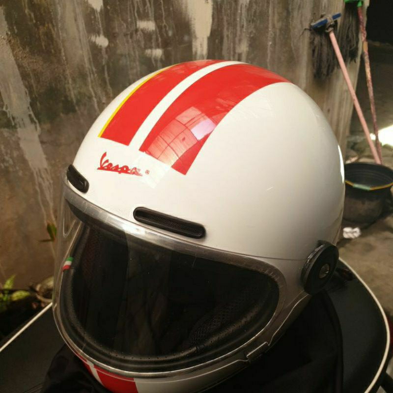 Helm vespa racing sixties like new ukuran xl