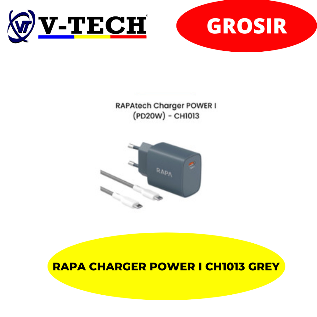 RAPA CHARGER POWER I CH1013 GREY