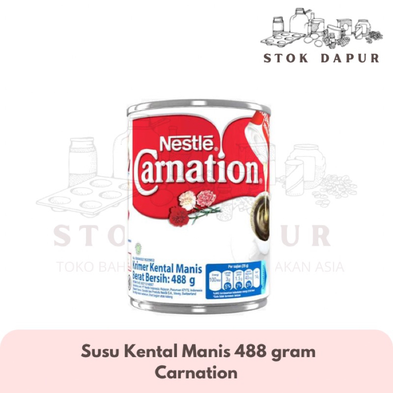 

Susu kental Manis carnation 488 gr