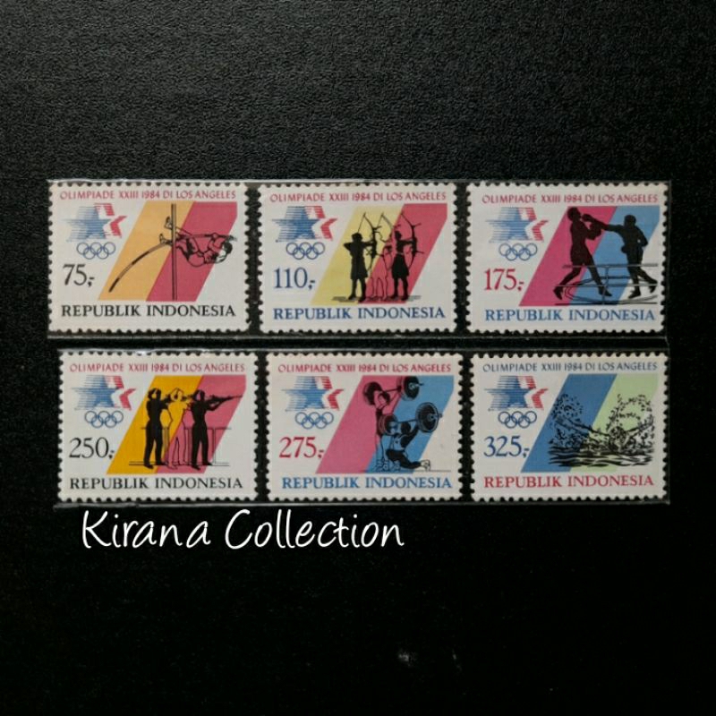 

LOT.F176 PRANGKO INDONESIA I-304 6V OLIMPIADE XXIII 1984