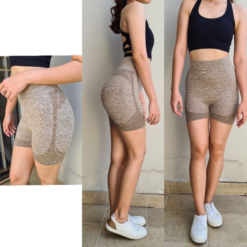 Candace Celana Pendek Booty Short | Short Legging | Legging Gym | Legging Fitness | Legging fitness