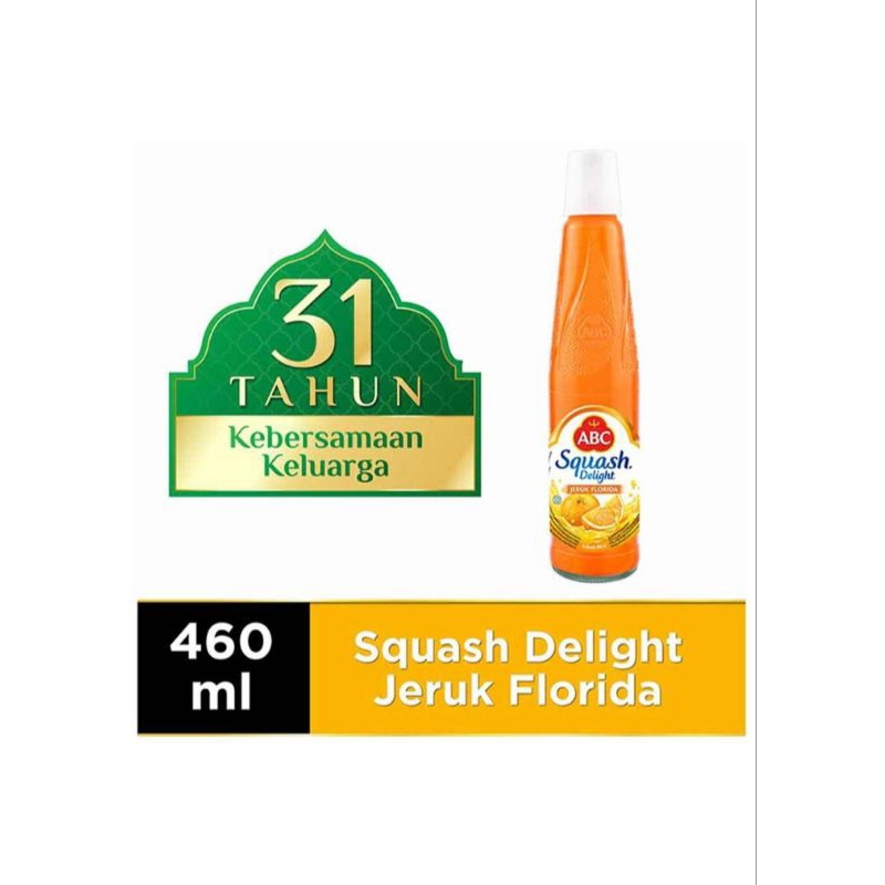 

Abc Syrup Squash Delight Orange 460Ml